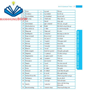 Sách - GLOBAL SUCCESS - Bài tập tiếng anh lớp 8 (không đáp án)