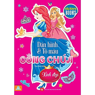 Sách - Dán hình và tô màu Công Chúa - ndbooks