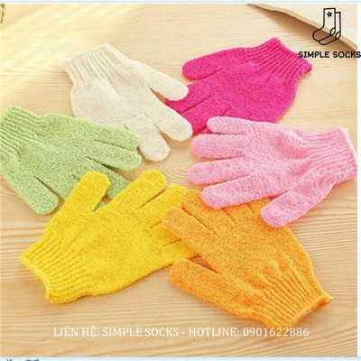 Găng Tay Tắm Massage - Bao Tay Tắm Tẩy Tế Bào Chết Chống Trượt Dưỡng Ẩm Cho Da