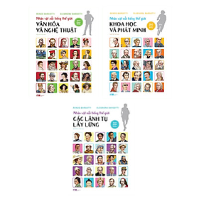 Combo Nhân Vật Nổi Tiếng Thế Giới (3 Cuốn)