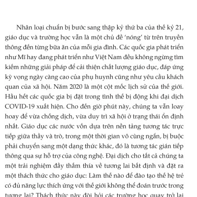 Bài học giáo dục từ nước Mỹ