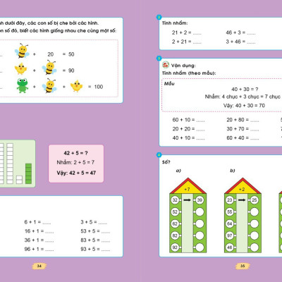 Rèn kĩ năng Tính nhanh - Bí quyết học giỏi toán cho trẻ 5-7 tuổi - Tặng bộ bút tự bay mực