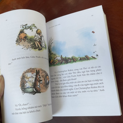 GẤU POOH XINH XẮN – IN MÀU TOÀN BỘ – NHÃ NAM