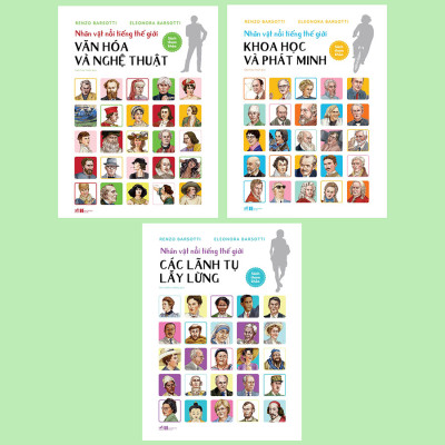 Combo Nhân Vật Nổi Tiếng Thế Giới (3 Cuốn)