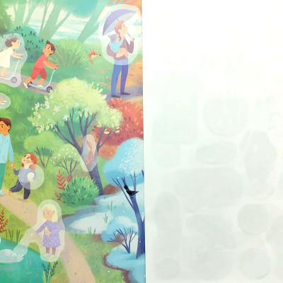 Sách Bóc Dán Thông Minh Luyện Tay Thật Khéo, Luyện Mắt Thật Tinh - Hôm Nay Mình Đi Đâu Nhỉ?