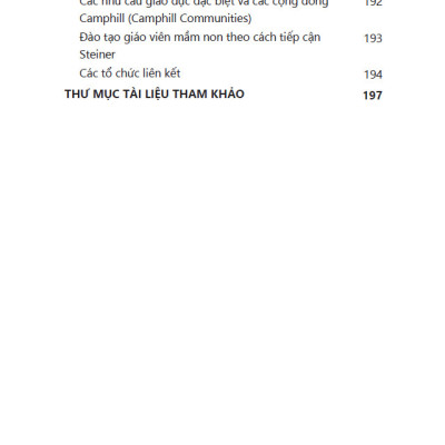 Sách Cẩm nang giáo dục mầm non theo cách tiếp cận Steiner Waldorf
