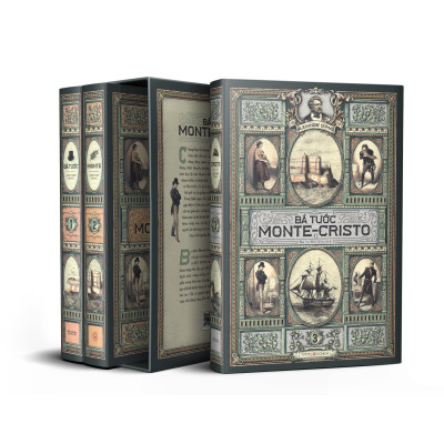 Bá tước Monte-Cristo, trọn bộ 3 tập