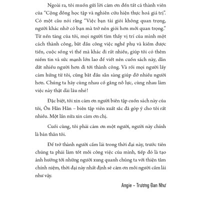 Sách: Tư Duy Nghề Phụ - Thay Đổi Đột Phá Trong Nhận Thức