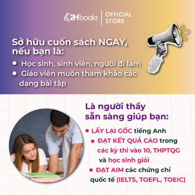 Sách 30 Chủ đề từ vựng Tiếng Anh, 4000 từ vựng, 2000 câu hỏi trắc nghiệm, tiếng anh cô Trang Anh, Tập 2, 2HBooks