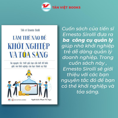 Sách - Làm Thế Nào Để Khởi Nghiệp Và Tỏa Sáng - Tân Việt Books