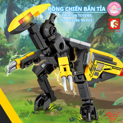 Đồ chơi lắp ráp xếp hình SEMBO BLOCK - Thánh thú mạnh thần long (589 mảnh ghép) (6 trong 1 103145/6/7/8/9- 1013150) - Dành cho bé trai từ 6 tuổi