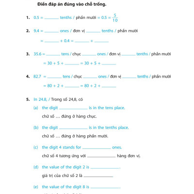 Tinh Thông Toán Học - Mastering Mathematics - Dành Cho Trẻ 9-10 Tuổi - Quyển B