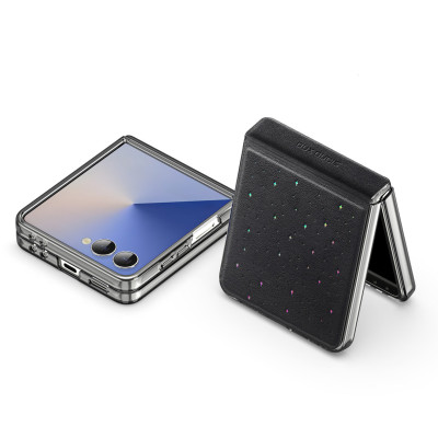 Bao da dành cho Samsung Galaxy Z Flip 7 Dux Ducis STEX Series PU Leather Foldable_ Hàng chính hãng