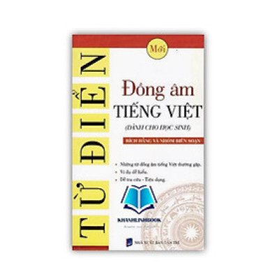 Sách - Từ Điển Đồng Âm Tiếng Việt (Dành cho học sinh)