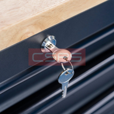 Tủ dụng cụ CSPS 76cm - 05 hộc kéo không nâng hạ màu xanh