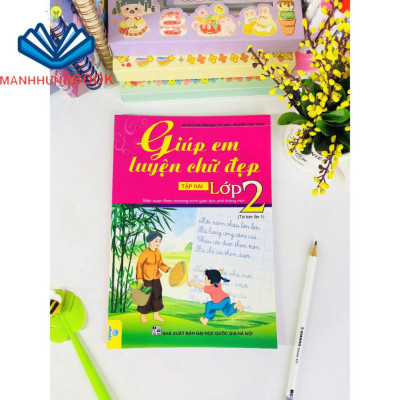 Sách - Combo 2 cuốn Giúp Em Luyện Chữ Đẹp Lớp 2 - Biên soạn theo CT GDPT mới.