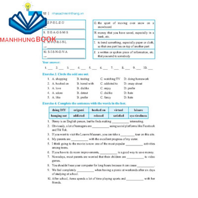 Sách - GLOBAL SUCCESS - Bài tập tiếng anh lớp 8 (không đáp án)