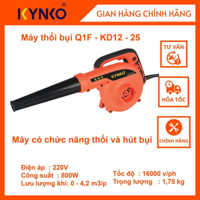 Máy thổi bụi cầm tay chính hãng Kynko Q1F- KD12 -25 # 6121 giá tốt