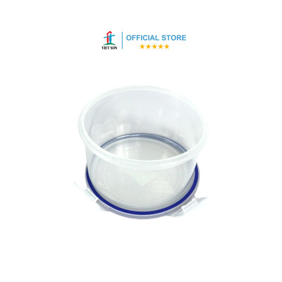 Hộp Tròn Đựng Thực Phẩm VIETSON 800ml Nắp Khóa 4 Cạnh Kín Hơi