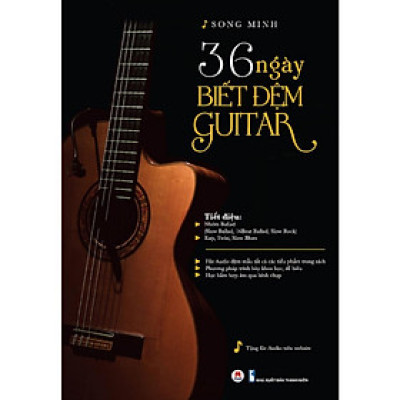 Sách - 36 Ngày Biết Đệm Guitar - Huy Hoàng Bookstore