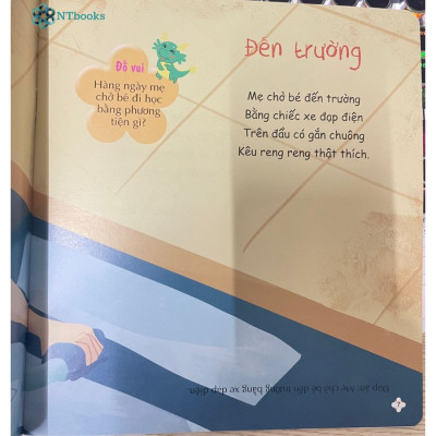 Sách Thơ hay cho bé học nói - Bé vui đến trường