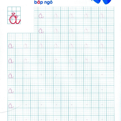 Chuẩn Bị Cho Bé Vào Lớp 1 - Luyện Viết Chữ Đẹp: Chữ Thường (Tái Bản 2020)