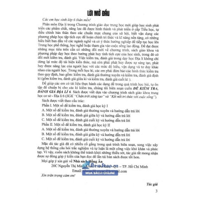 Sách - Đề Kiểm Tra Đánh Giá Địa Lí Lớp 6 - Bám Sát SGK Chân Trời Sáng Tạo & Kết Nối Tri Thức Với Cuộc Sống - Hồng Ân
