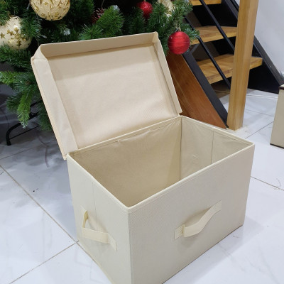 Bộ 2 chiếc hộp vải đựng đồ Thụy Điển 24L, Combo 2 chiếc túi vải đa năng TD1 có chọn màu miDoctor