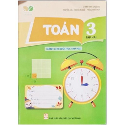 Sách - Combo Toán 3 tập 1 + tập 2  dành cho buổi học thứ hai ( kết nối tri thức với cuộc sống )