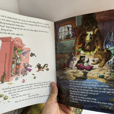 BỘ BA PHÉP THUẬT: Gấu Hoggs dũng cảm - Úm ba la biến ra nhà sạch - Úm ba la ánh sáng hiện ra – Stephanie Dahle – Bùi Quốc Bảo dịch - Nhã Nam – NXB Dân Trí