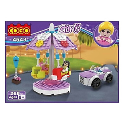 Mô Hình Công Viên Giải Trí COGO 4543 (268 Mảnh Ghép)