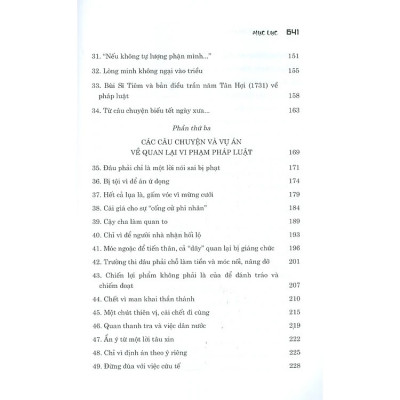 Sách - Luật xưa án cũ