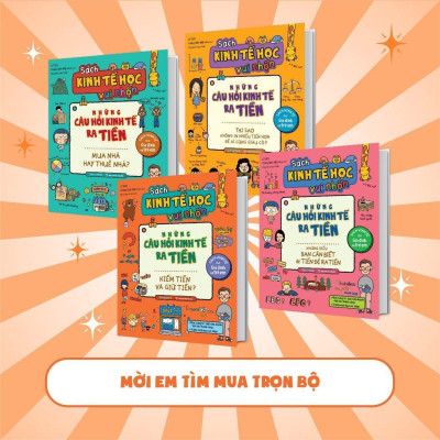 Sách - Kinh Tế Học Vui Nhộn Những Câu Hỏi Kinh Tế Ra Tiền - Kiếm Tiền Và Giữ Tiền - Megabook