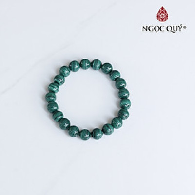 Vòng tay đá khổng tước mệnh hỏa, mộc - Ngọc Quý Gemstones