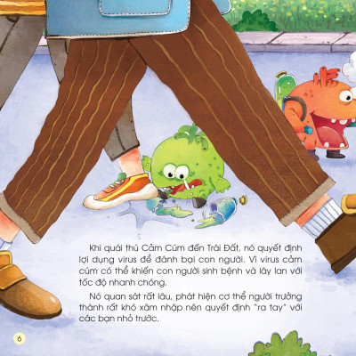 Sách Những Câu Chuyện Lý Thú Về Cơ Thể Người - Đánh Bại Quái Thú Cảm Cúm