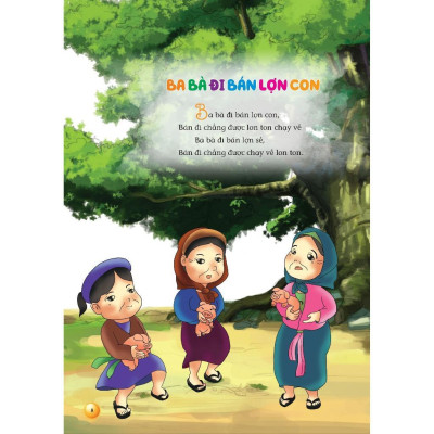 Sách - Tuyển Tập Ca Dao Đồng Dao Cho Bé Học Nói, Tập Đọc - Việt Thư