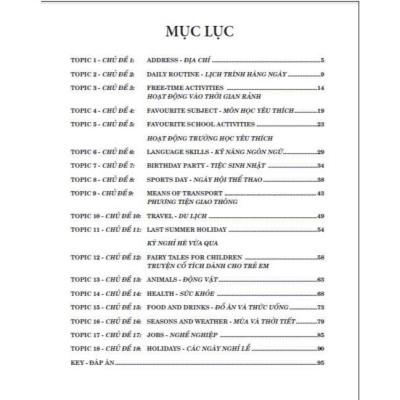 Sách - Bài Tập Từ Vựng Tiếng Anh Lớp 5 - Dùng Chung Các Bộ SGK Hiện Hành - Hồng Ân