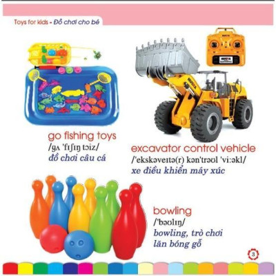 Sách - Em Học Tiếng Anh Qua Hình Ảnh - Đồ Chơi Cho Bé - Hồng Ân