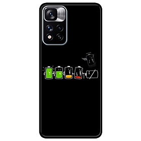 Ốp lưng dành cho Xiaomi Redmi Note 11 Pro 5G ( Bản Nội Địa ) mẫu Cạn Pin