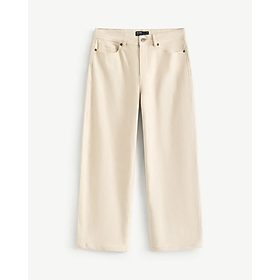 Quần jean nam màu Be Form Straight cropped - ROUTINE 10S25DPA018