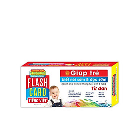 Sách - Flashcards Tiếng Việt - Từ Đơn - Giáo Dục Sớm Thẻ Thông Minh Chuẩn Theo Phương Pháp Giáo Dục Của Glenn Doman - Minh Thắng