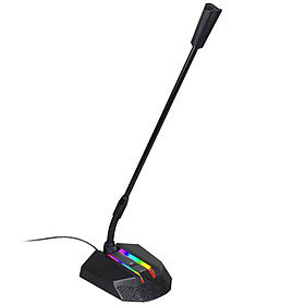 Micrô USB cho Máy tính thu nhận đa hướng 360 °  chiếu sáng RGB Cắm và có thể điều chỉnh