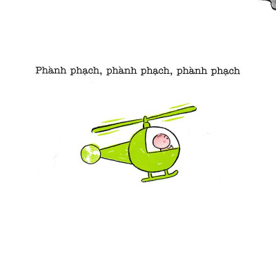 Ehon Chơi Cùng Momo - Chú Bé Quả Đào - Cùng Lái Máy Bay Nào! (Tái Bản)