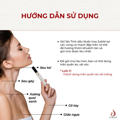 Vs by Jubilé - Tinh dầu nước hoa Pháp nữ Dạng lăn 12ml Thơm Lâu, Sang Trọng, Quyến Rũ