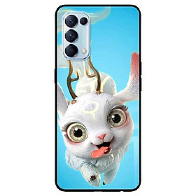 Ốp lưng dành cho Oppo Reno 5 mẫu Thỏ Lè Lưỡi
