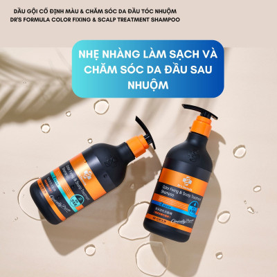 Combo Dầu Gội Xả Chăm sóc tóc nhuộm dưỡng tóc bóng mượt Dr