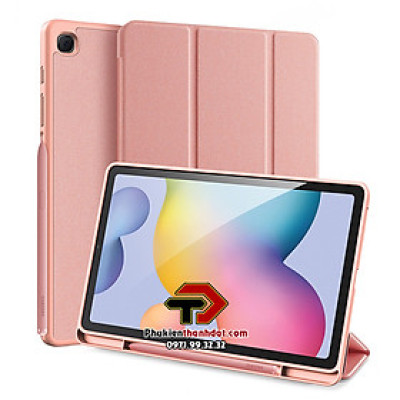Bao da cho Samsung Galaxy Tab S6 Lite 2022 P613/P619 chính hãng Dux Ducis Domo có ngăn đựng bút - Hàng chính hãng