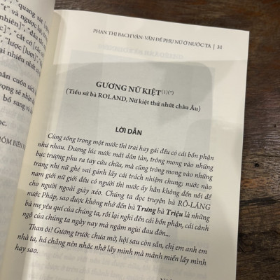 (Phụ nữ tùng thư - Tủ sách giới và phát triển) PHAN THỊ BẠCH VÂN - VẤN ĐỀ PHỤ NỮ Ở NƯỚC TA – Đoàn Ánh Dương, Nguyễn Thị Lan Anh, Vũ Thị Thanh Loan – NXB Phụ Nữ Việt Nam (bìa mềm)