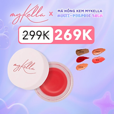 Má Hồng Dạng Kem myKella Trang Điểm Má - Môi - Mắt 3in1