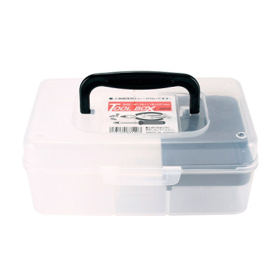 Hộp đựng các loại vật dụng, đồ dùng 2 ngăn đa năng Kokubo 800ml - Nội địa Nhật Bản (Giao màu ngẫu nhiên)